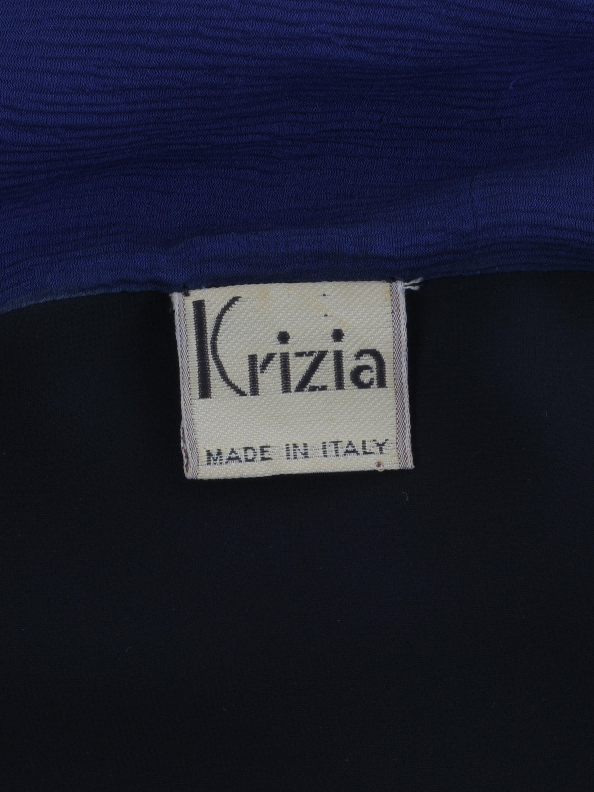 Krizia Blue And Black Long Dress WCV050624  Krizia 