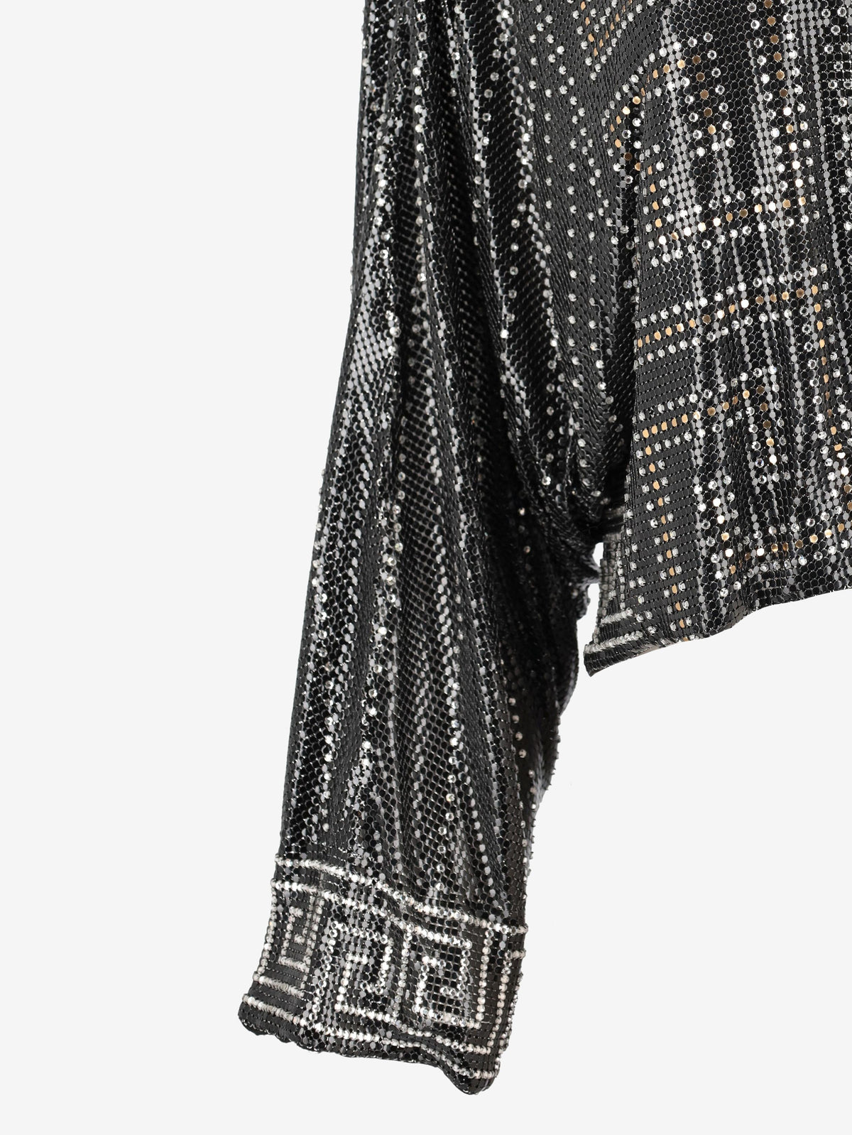 Gianni Versace Couture - Metallic Mesh Crop Blouse (S/S 1986) AR115  Gianni Versace 