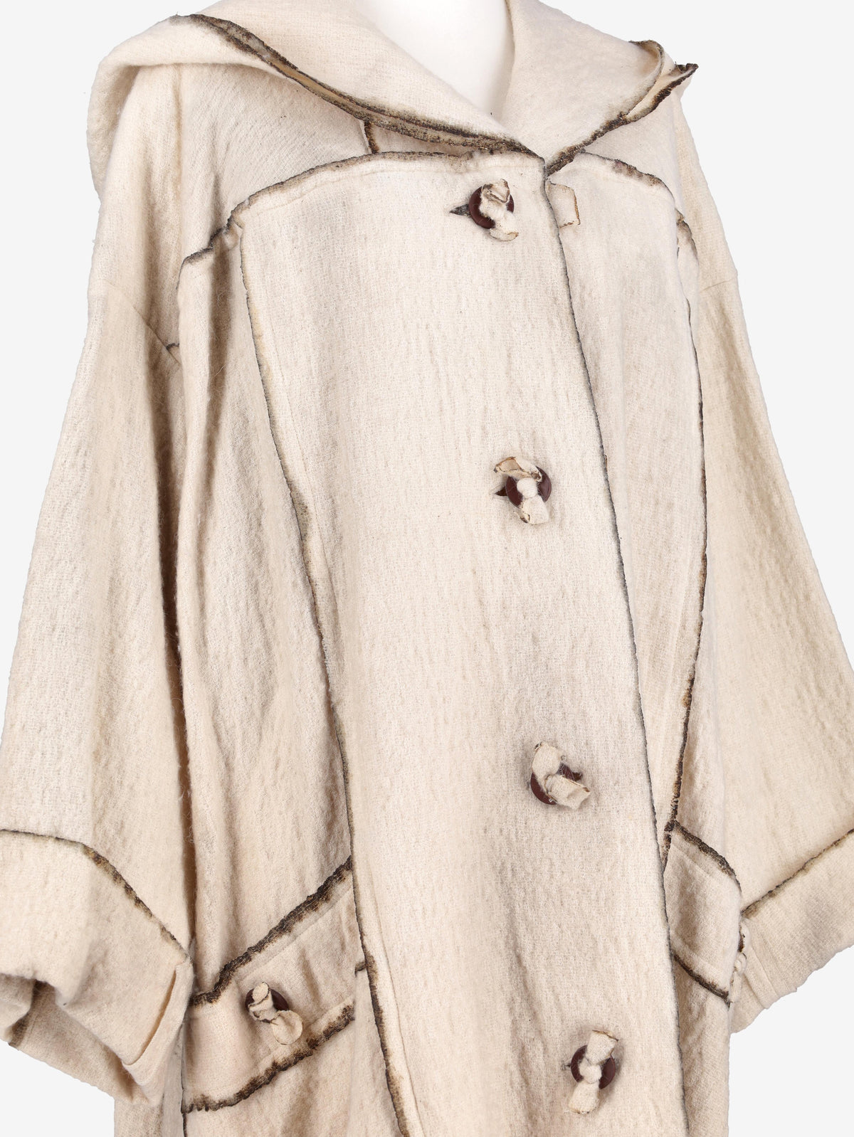 Issey Miyake Wool Overcoat DM10043128 . Miyake 