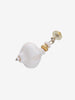 Vintage White Plastic Lantern-Shaped Earrings W13426.16  Vintage 