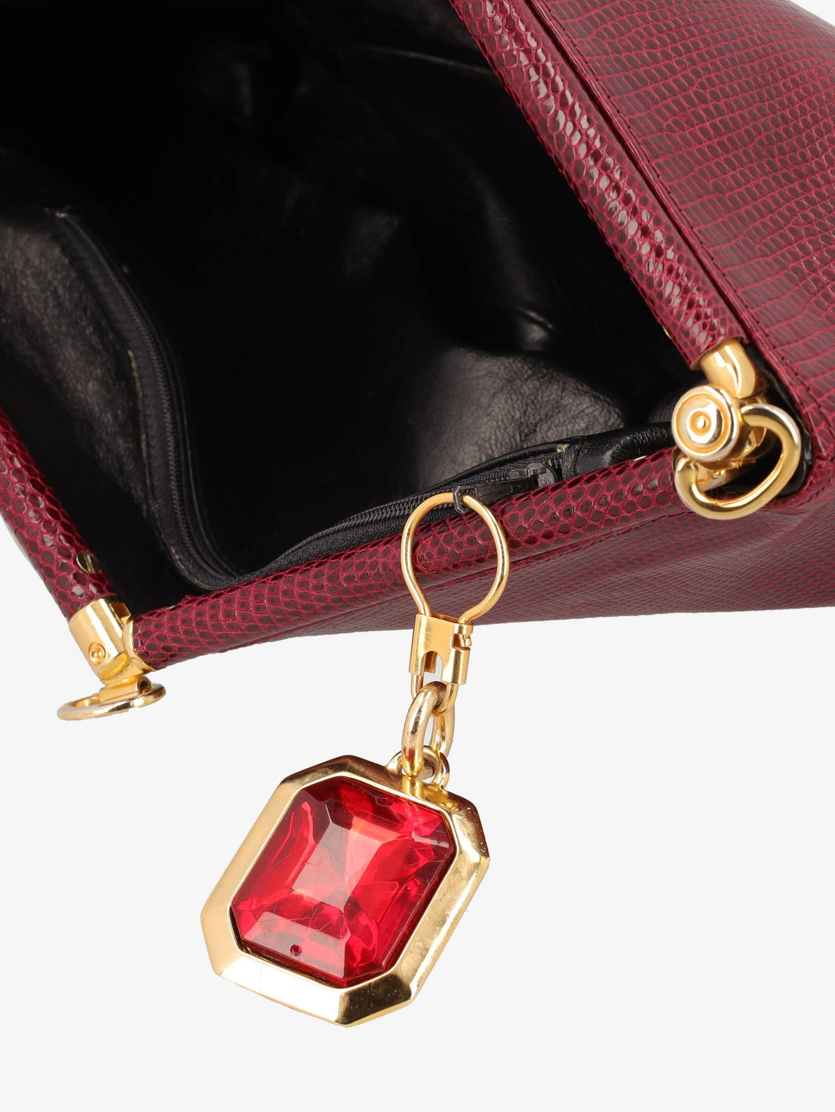 Vintage Burgundy Clutch Bag WCV13032025.44.3  Vintage 