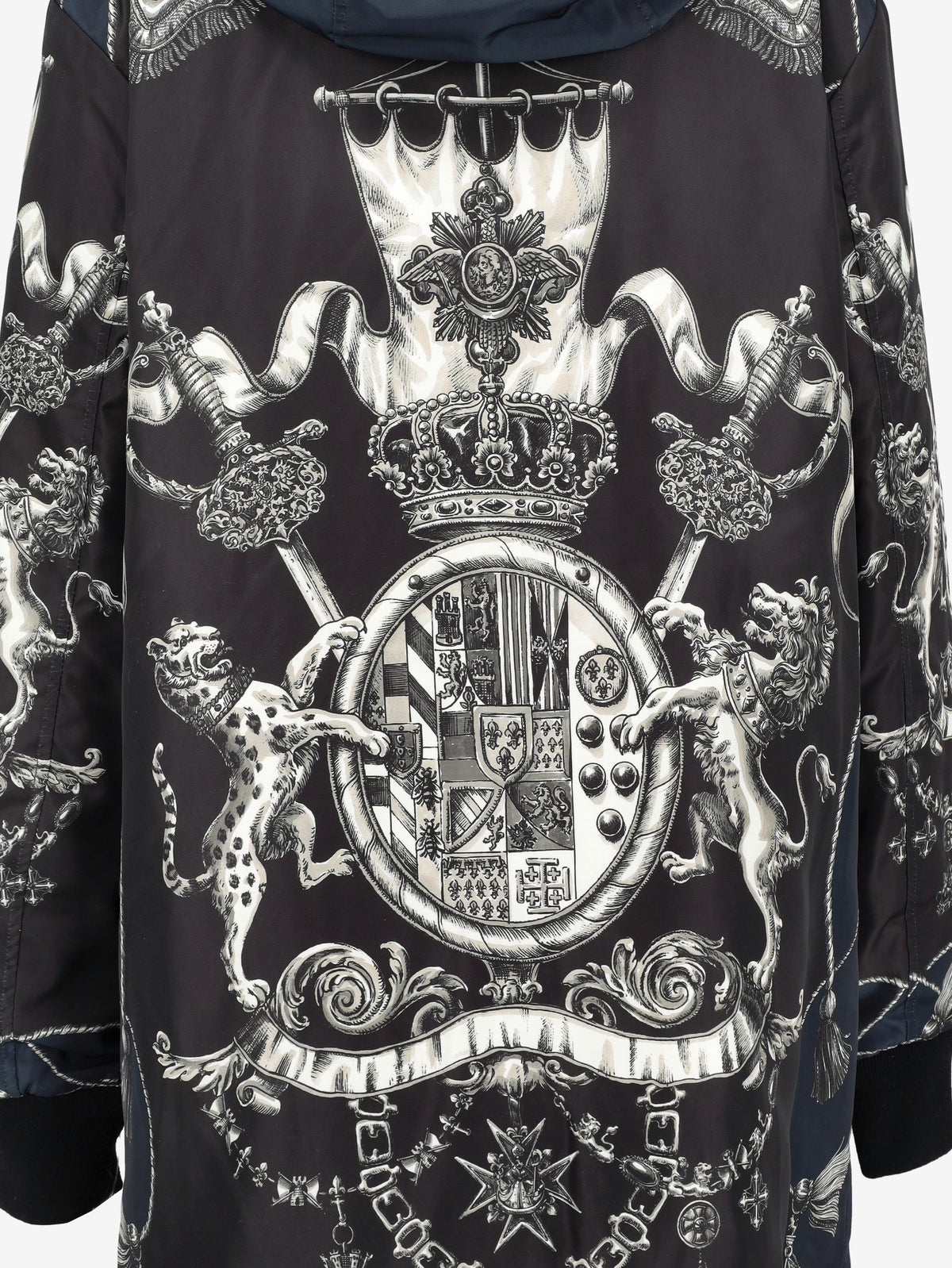 Dolce & Gabbana Monogram Print Long Parka CVM26.22.57  Dolce & Gabbana 