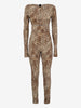 Dsquared2 Leopard Print Jersey Cutout Jumpsuit CVM26.23.64  Dsquared² 