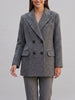 Penny Black Grey Wool-Mohair Blend Short Coat CVM26.8.3  Pennyblack 