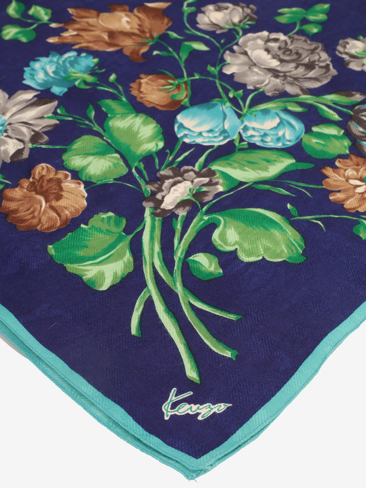 Kenzo Floral Wool-Blend Scarf W27526.60  Kenzo 