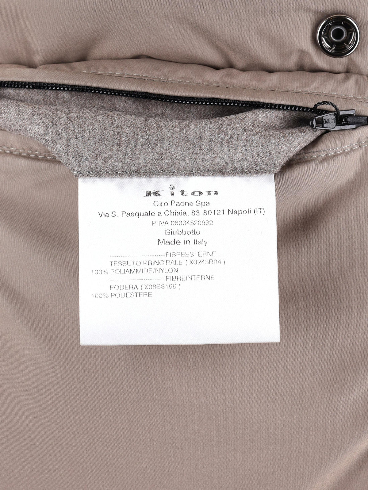 Kiton Lightweight Padded Shirt Jacket WCV26.1.5  Kiton 
