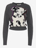 Krizia Doggy Embroidery Sweater