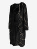 Moschino Couture Chain Linked Coat in Faux Fur CVM26.6.35  Moschino Couture 