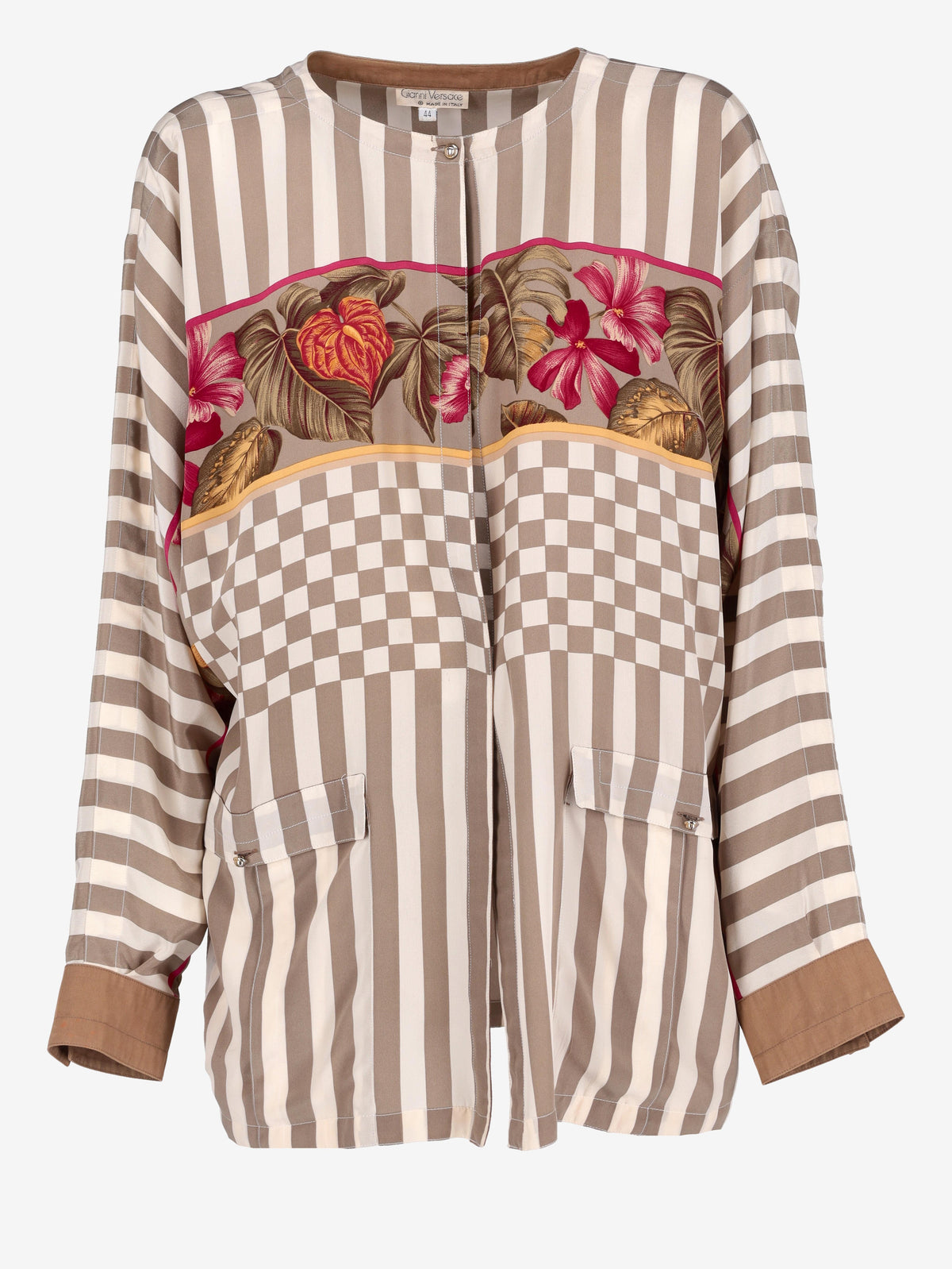 Versace Flower Print Shirt MR20322  Versace 