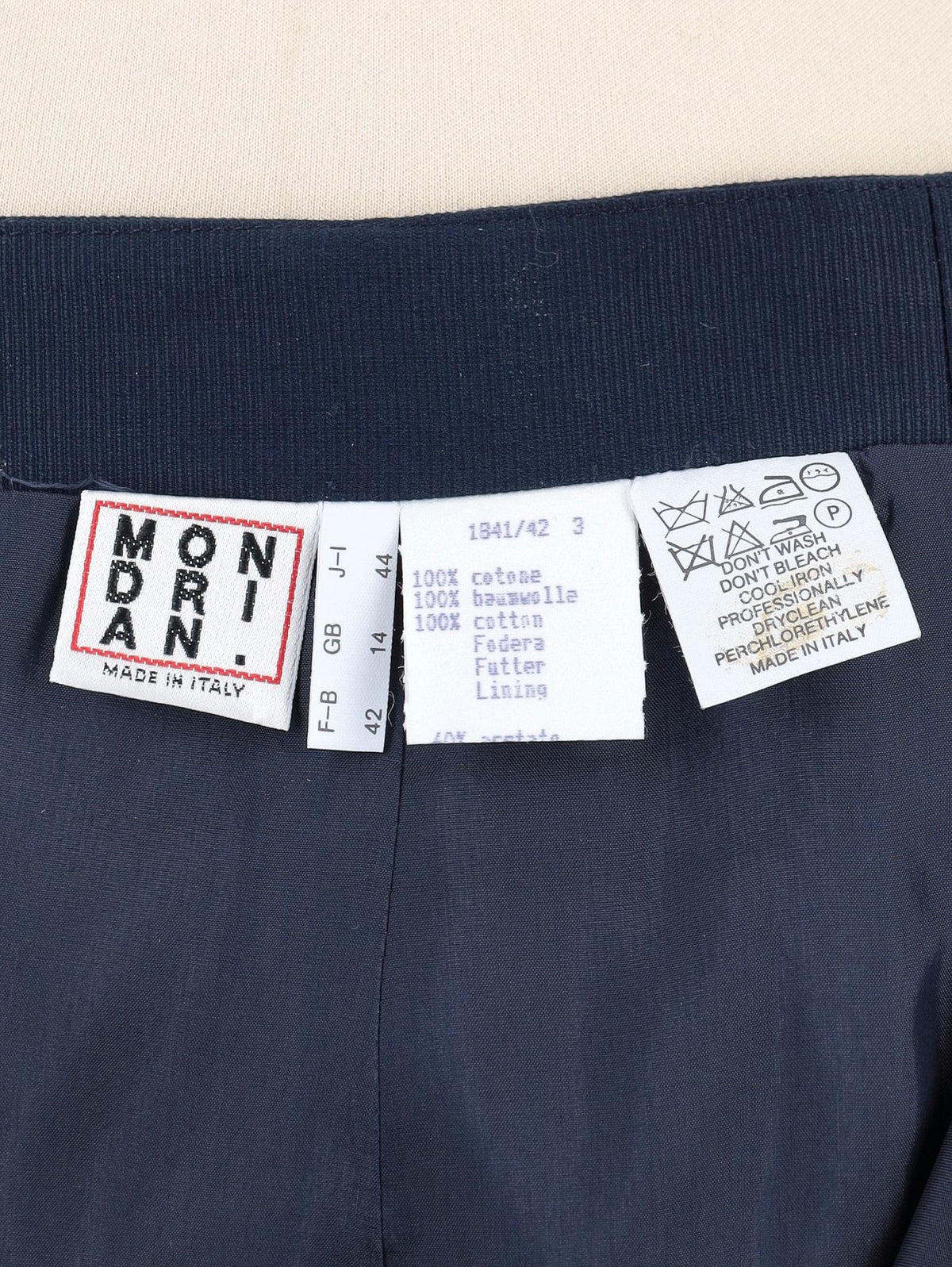 Mondrian Navy Skirt WCV041224.16  Mondrian 