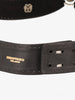Pirovano Vintage Black Suede Belt