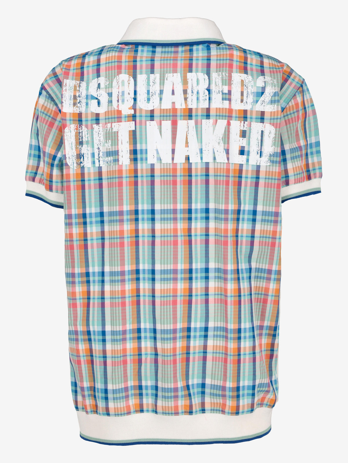 Dsquared2 Preppy Pastel Check Polo Shirt CVM26.23.110  Dsquared² 