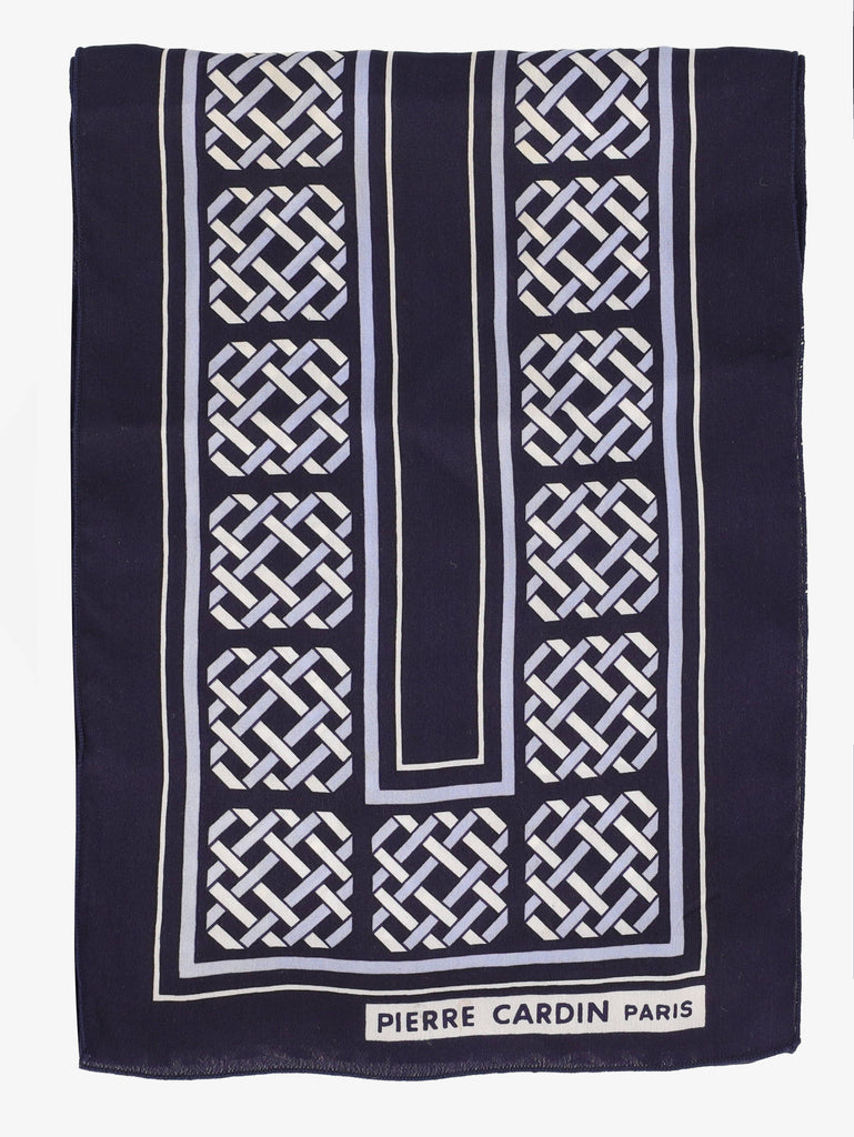 Vintage Patterned Foulard W2201124  Pierre Cardin 