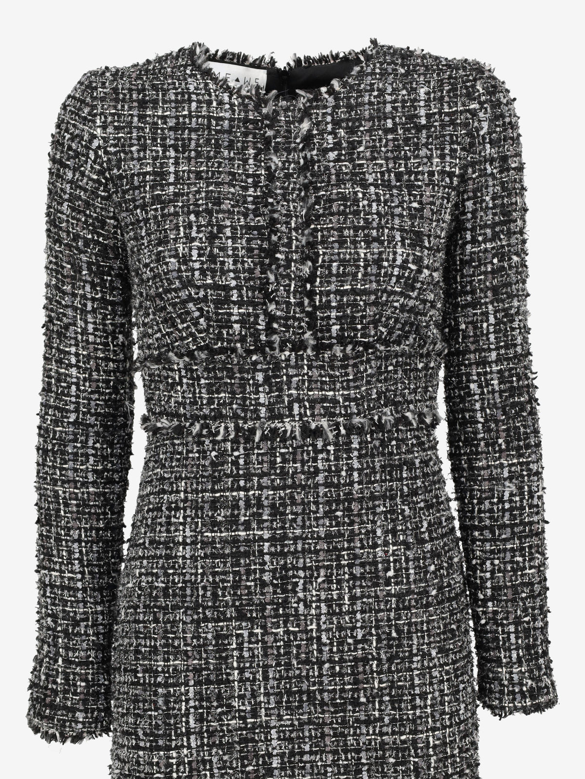 Vintage Chanel-Inspired Tweed Mini Dress MR241123.39  Vintage 