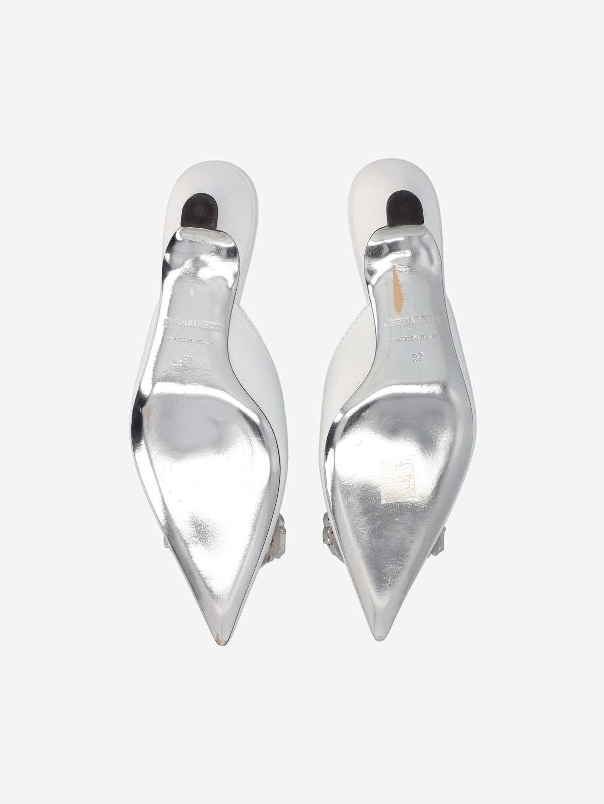 Dsquared2 Gothic Leather Mule Sandals CVM26.23.183  Dsquared² 