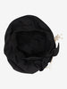 Vintage Black Silk Cloche Hat with Floral Detail M1401171  Vintage 