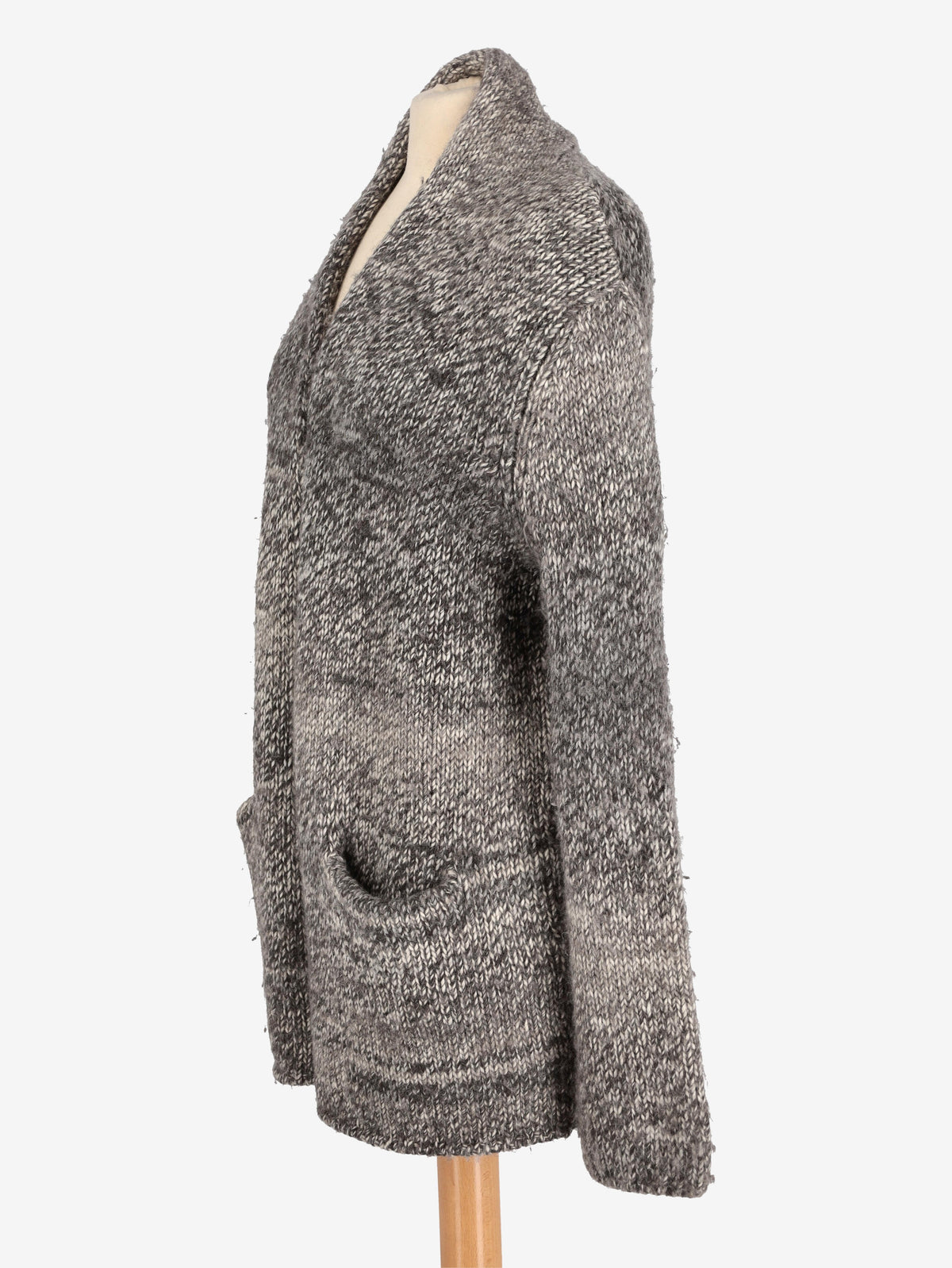 Jil Sander Grey Cardigan Sweater W271125.5  Jil Sander 