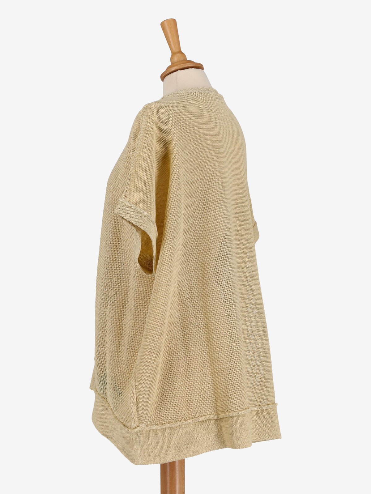 Brunello Cucinelli Maxi Camicia in Lurex Oro