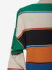 Abito lungo Moschino in maglia multicolor