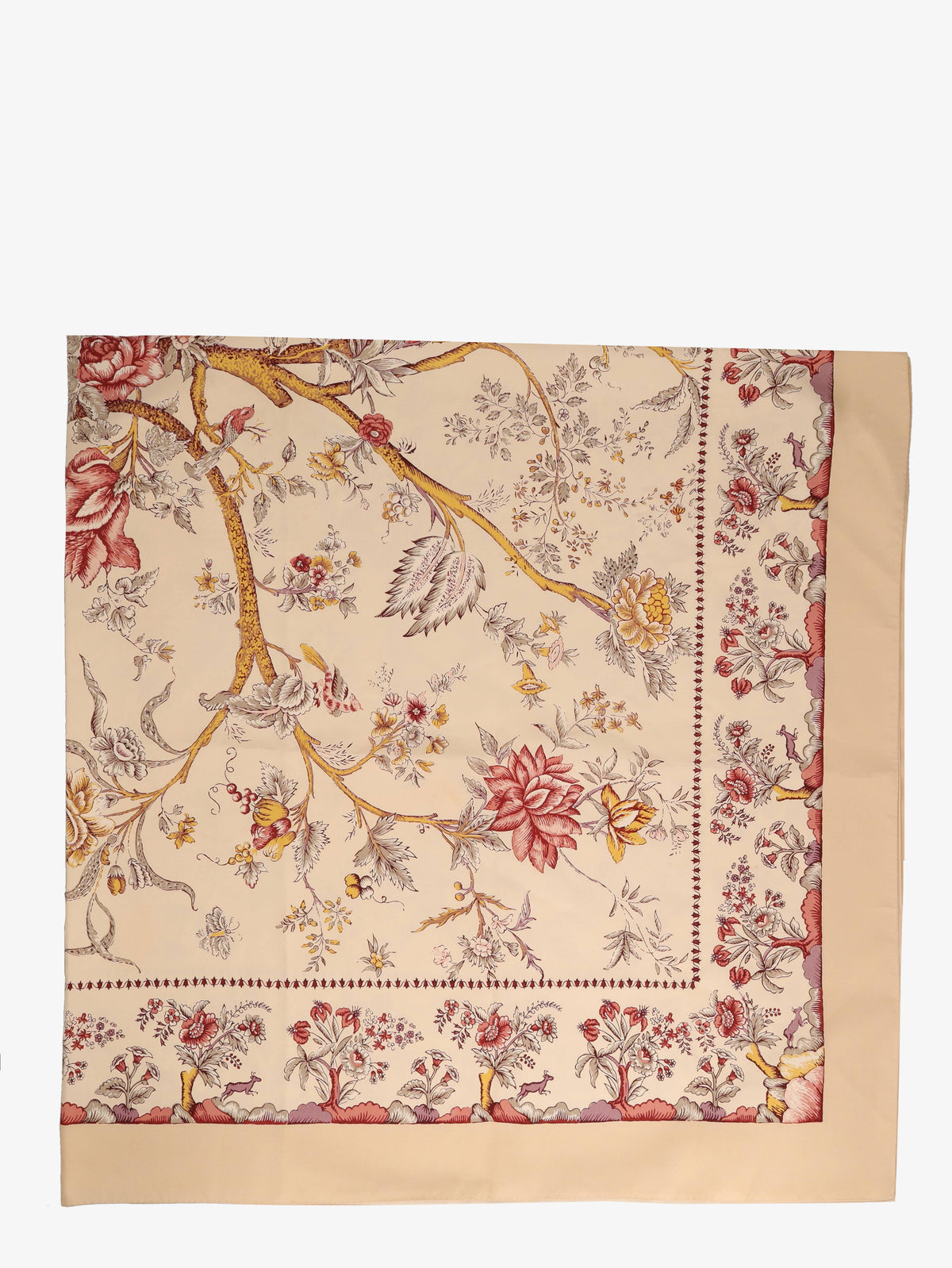 Foulard vintage in seta con albero della vita