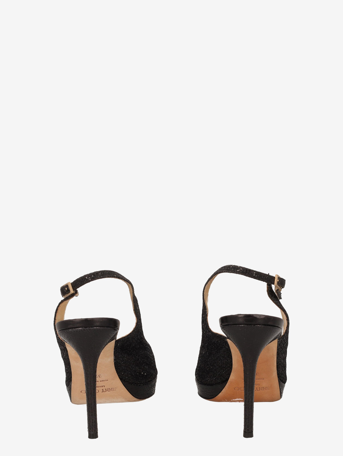 Jimmy Choo Glitter Peep-Toe Slingback Pumps WCV041224.118  Jimmy Choo 