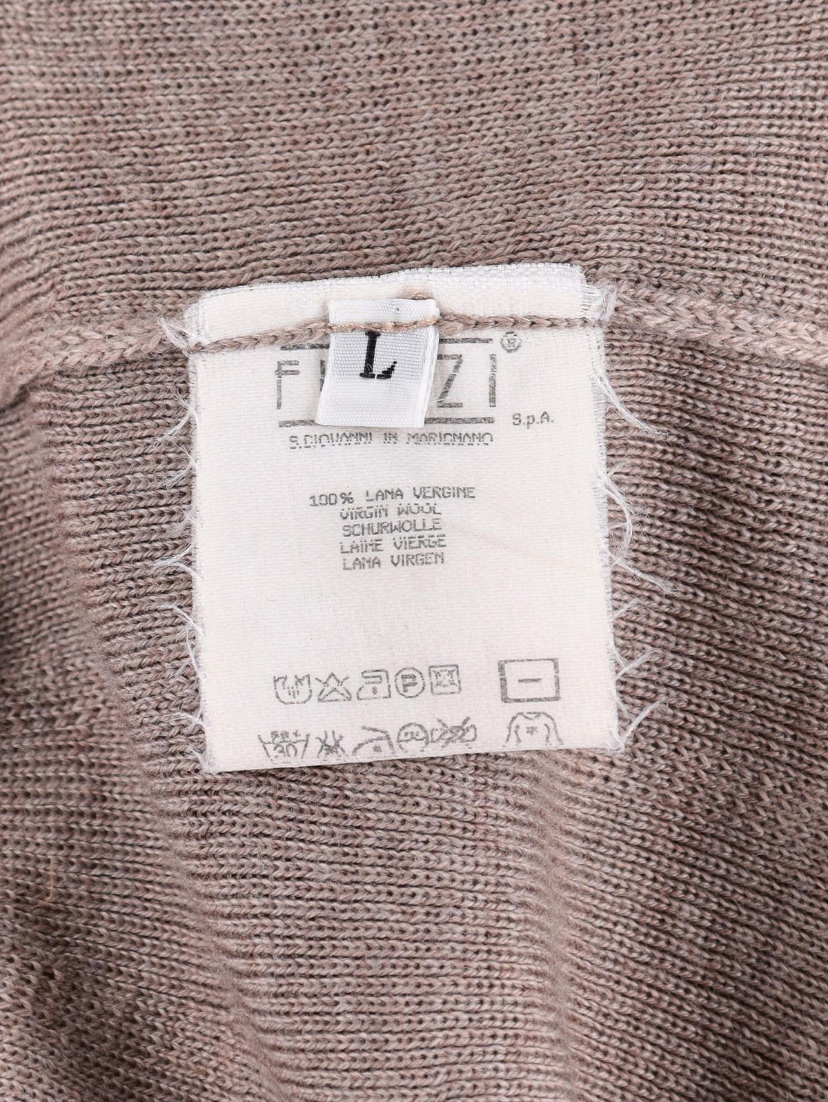 Jean Paul Gaultier Midi Beige Wool Skirt W7426.47  Jean Paul Gaultier 