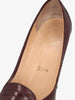Louboutin Open Toed Heels in Burgundy Leather WCV161224_70  Christian Louboutin 