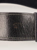 Gucci Black Suede Buckle Belt