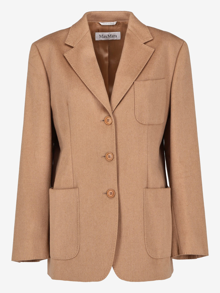 Max Mara Camel Jacket with Front Button Closure W150626.19  Max Mara 