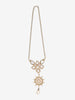 Vintage-Inspired Pearl & Floral Filigree Pendant Necklace W13426.134  Vintage 