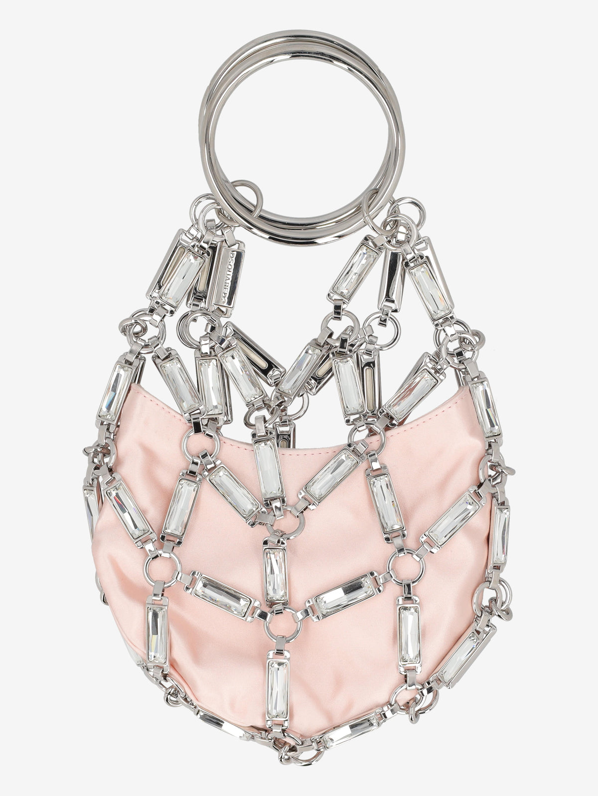 Dsquared2 Crystal-Embellished Metal Mesh Handbag CVM26.23.92  Dsquared² 