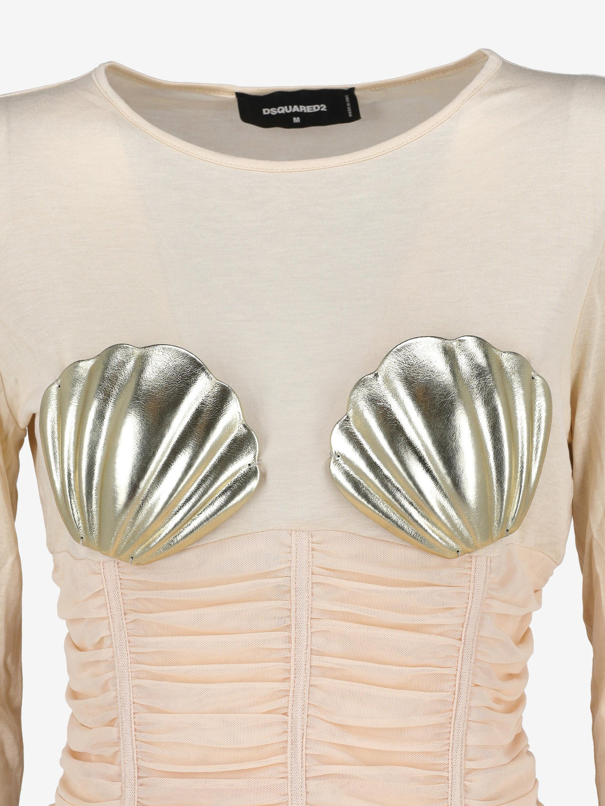 Dsquared2 Shell-Embellished Jersey Top CVM26.23.62  Dsquared² 