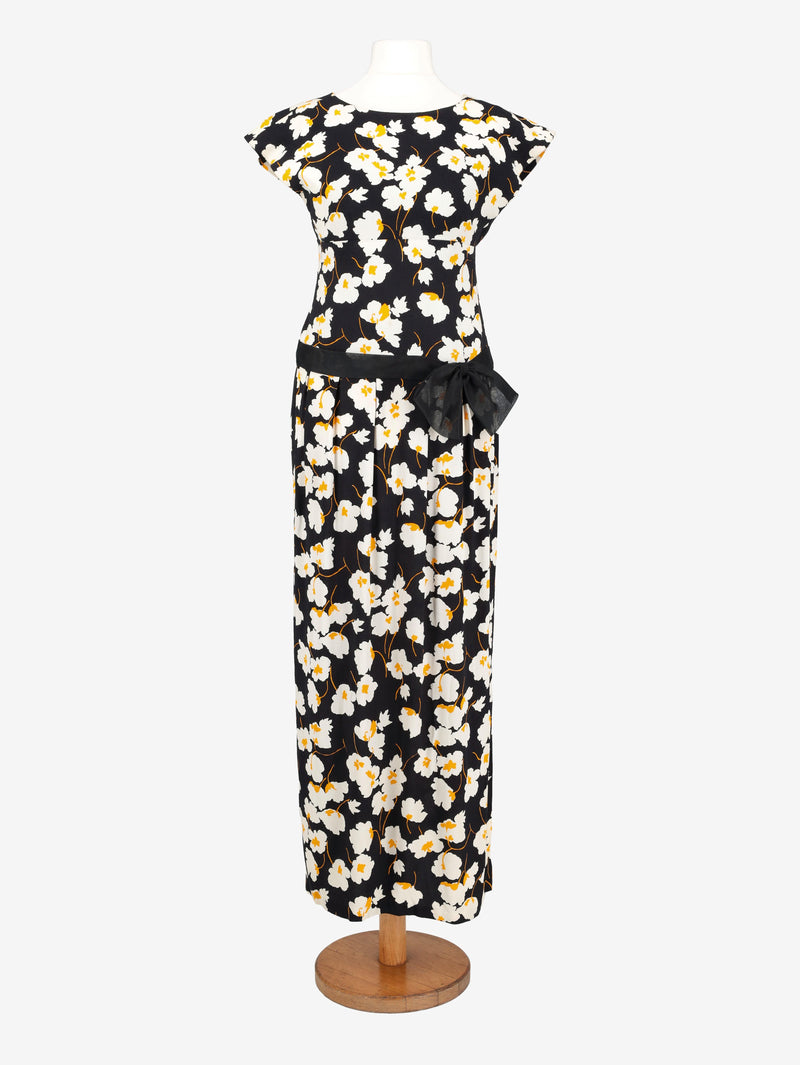 André Laug Flowered Dress With Bow WCV151124.15  Andre Laug 