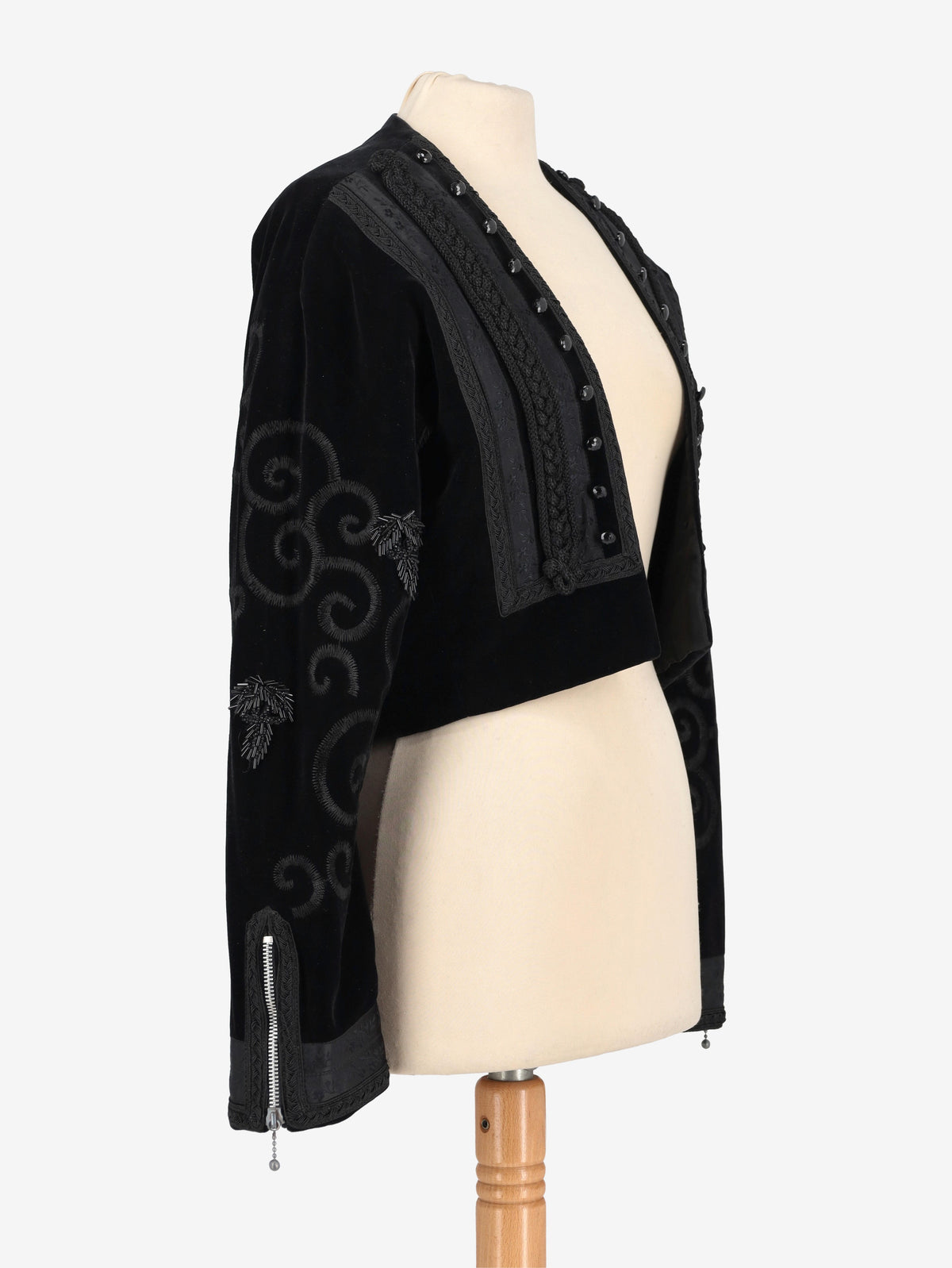 Jean Paul Gaultier Velvet Bolero 1985 CVB25.53.12  Jean Paul Gaultier 