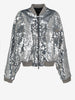 Dsquared2 Silver Supernova 80's Bomber Jacket CVM26.23.20  Dsquared² 