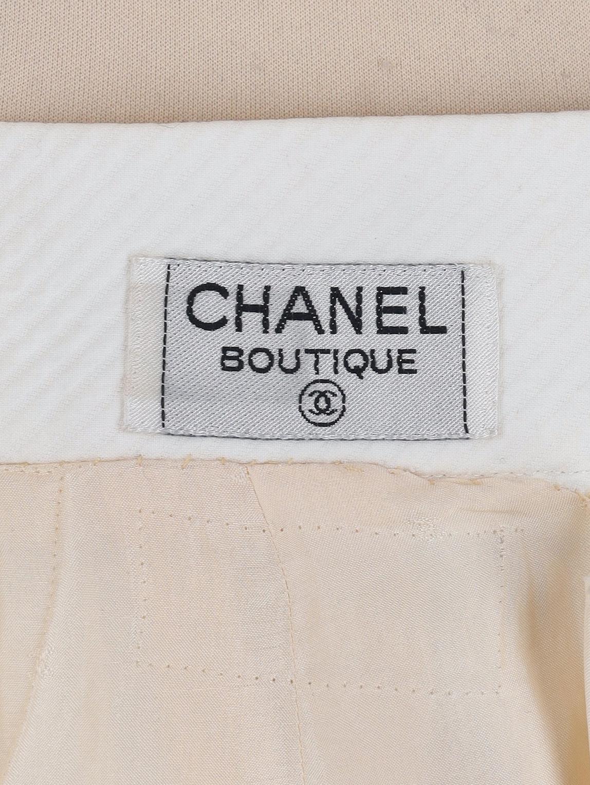 Chanel White Skirt MR120725.10  Chanel 